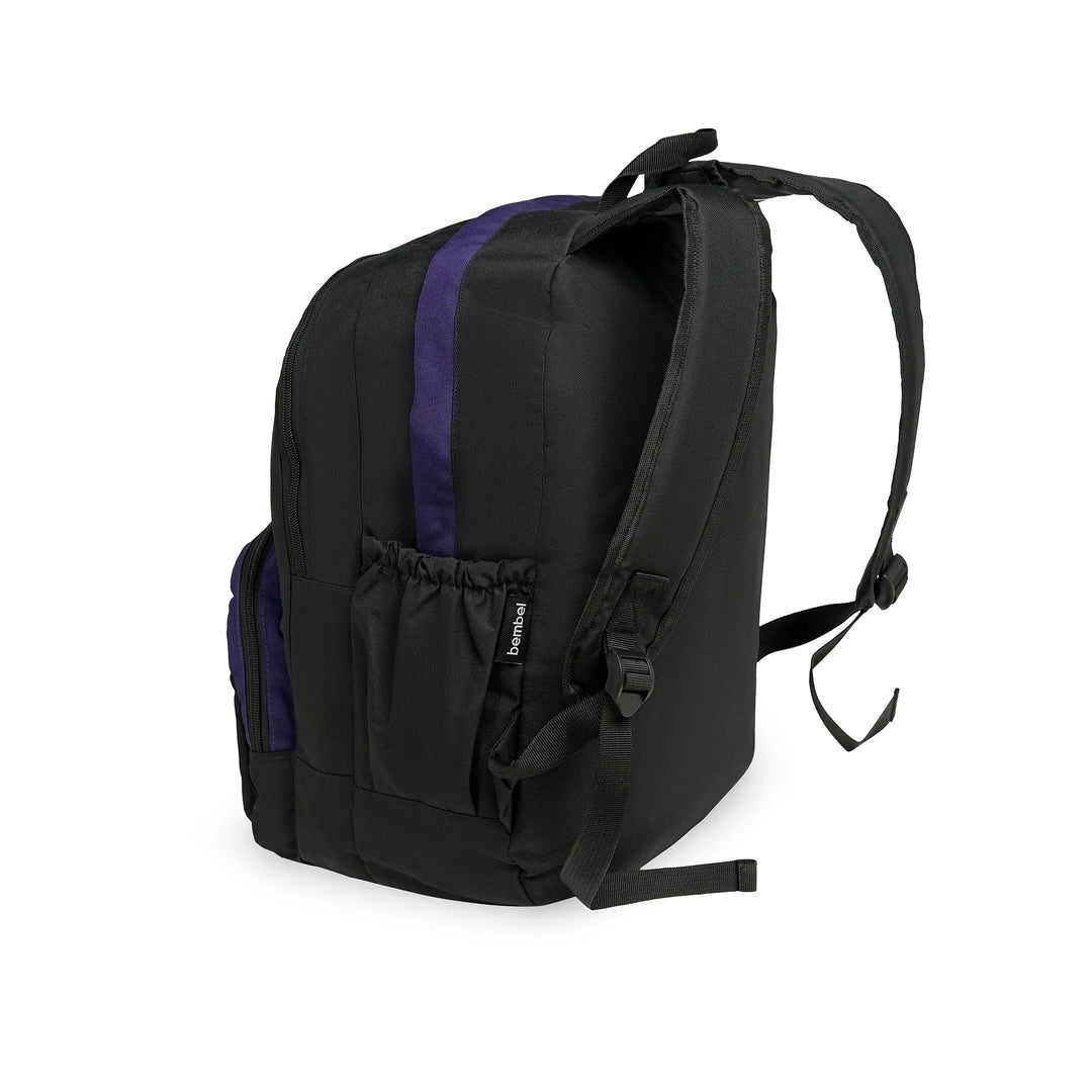 Bembel Middle School Bag Black and Blue Backpack 18 inches at Zubaidas Best Online Baby and Kids Shop in Pakistan