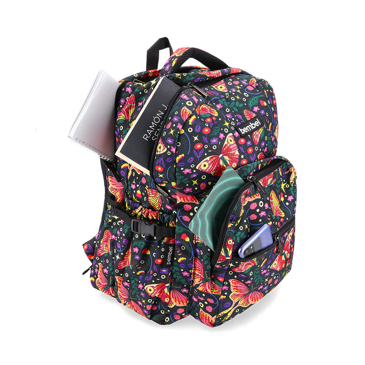 Bembel Middle School Bag Butterflies Backpack 18 inches at Zubaidas Best Online Baby and Kids Store in Pakistan