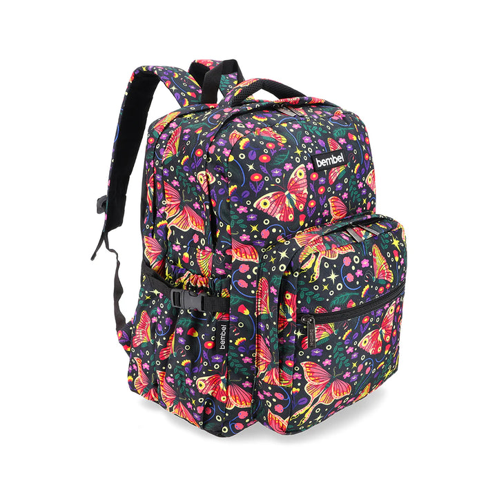 Bembel Middle School Bag Butterflies Backpack 18 inches at Zubaidas Best Online Baby and Kids Shop in Pakistan