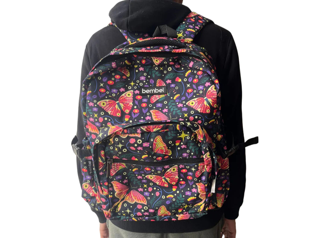 Bembel Middle School Bag Butterflies Backpack 18 inches at Zubaidas Most Trusted Baby Store in Pakistan