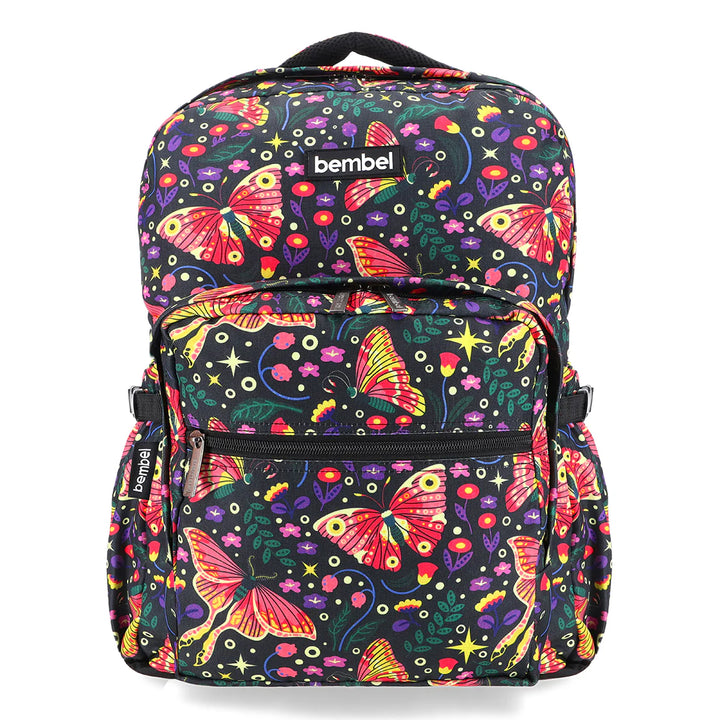 Bembel Middle School Bag Butterflies Backpack 18 inches at Zubaidas