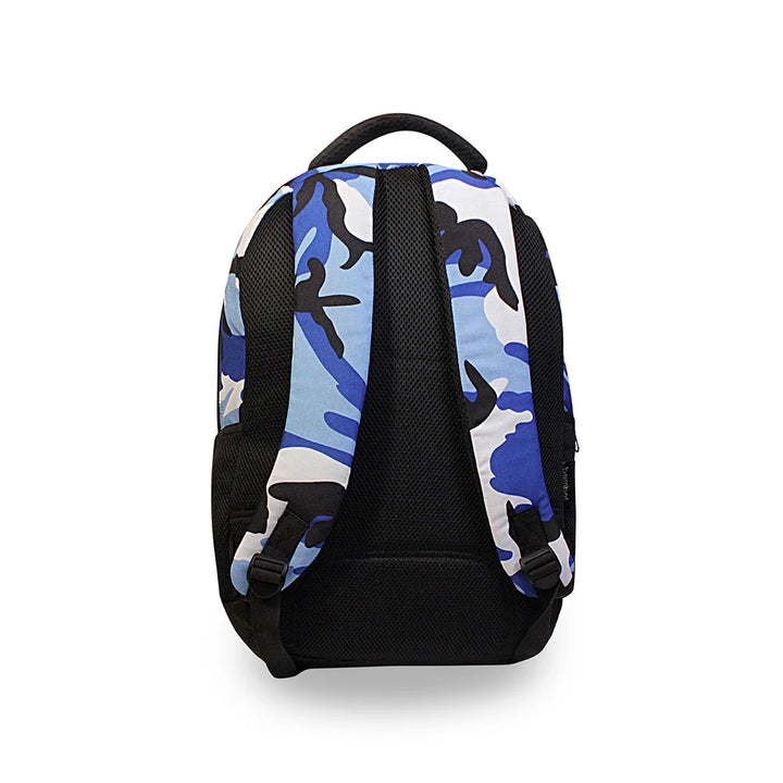 Bembel Middle School Bag Camou Blue Backpack 18 inches at Zubaidas Number 1 Baby Store in Pakistan