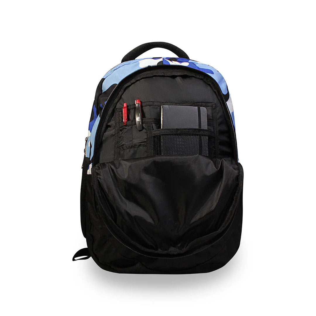 Bembel Middle School Bag Camou Blue Backpack 18 inches at Zubaidas Most Trusted Baby Store in Pakistan