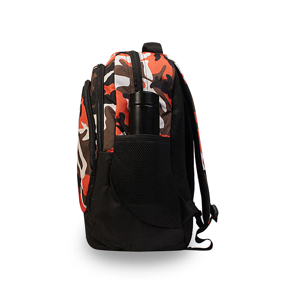 Bembel Middle School Bag Camou Orange Backpack 18 inches at Zubaidas Official Pakistan