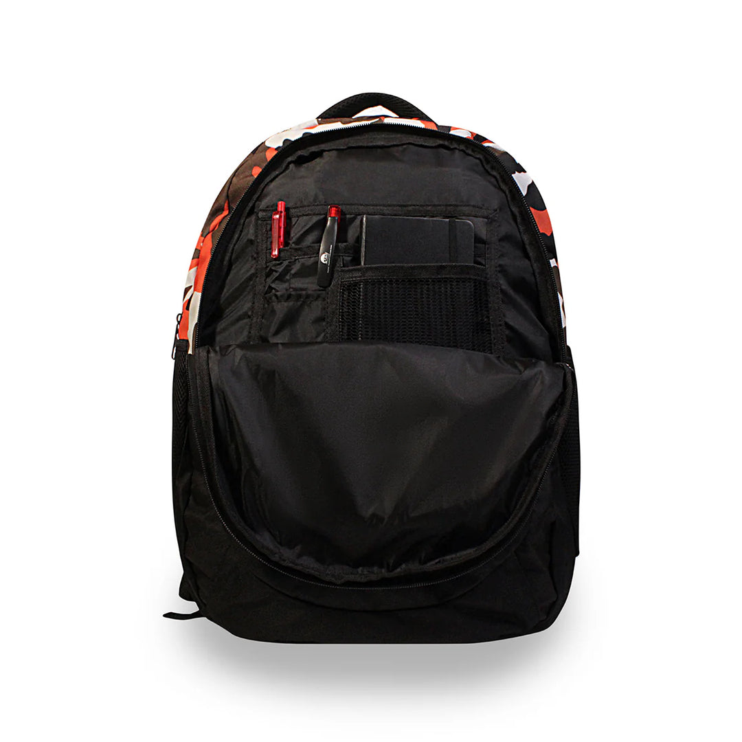 Bembel Middle School Bag Camou Orange Backpack 18 inches at Zubaidas Number 1 Baby Store in Pakistan