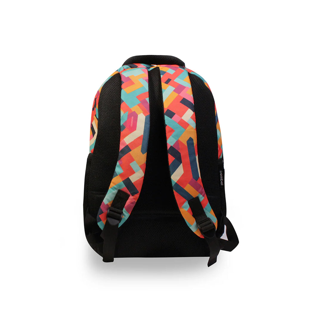 Bembel Middle School Bag Chevron Backpack 18 inches at Zubaidas Number 1 Baby Store in Pakistan
