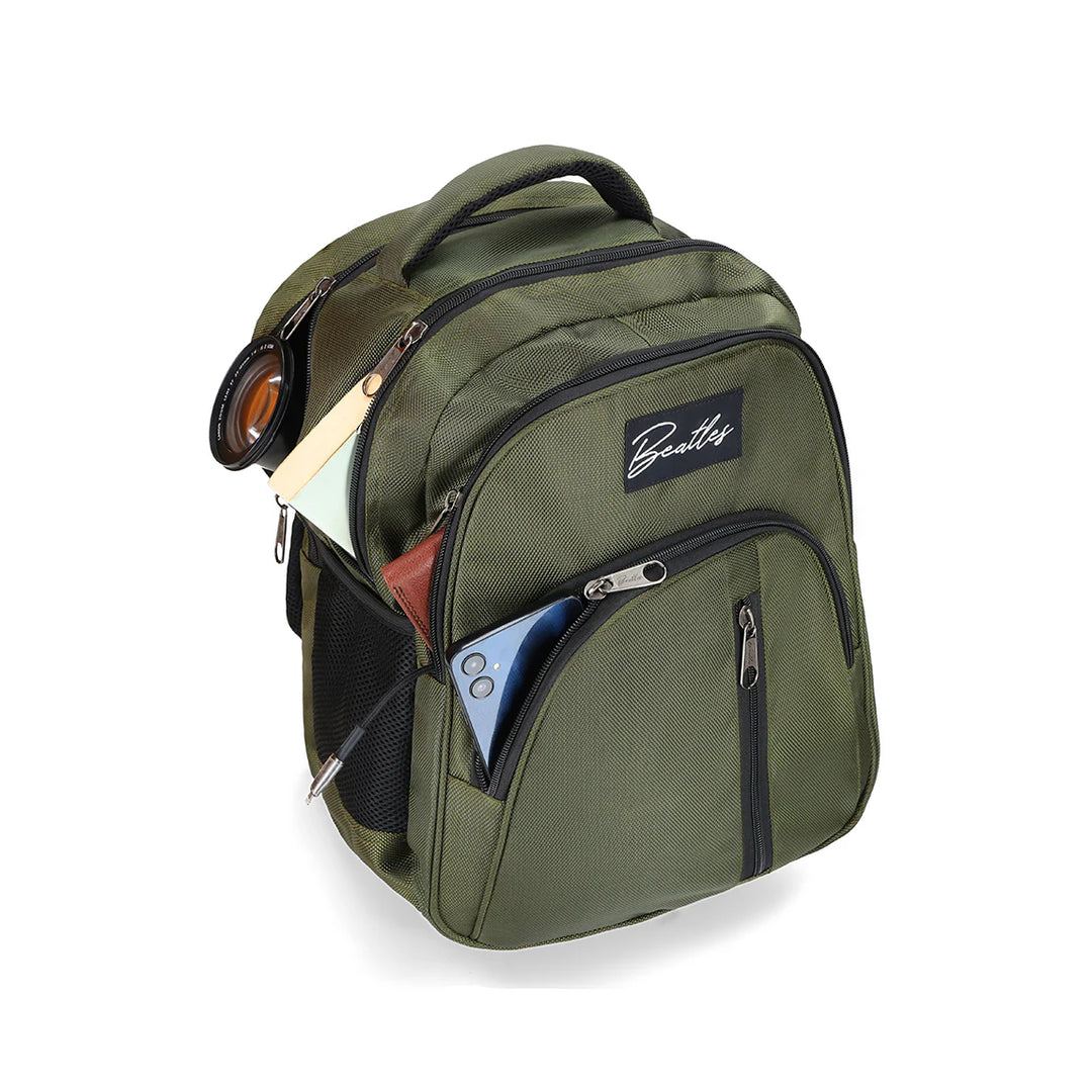 Bembel Middle School Bag Classic 2.0 Army Green Backpack 17 inches at Zubaidas Online Pakistan