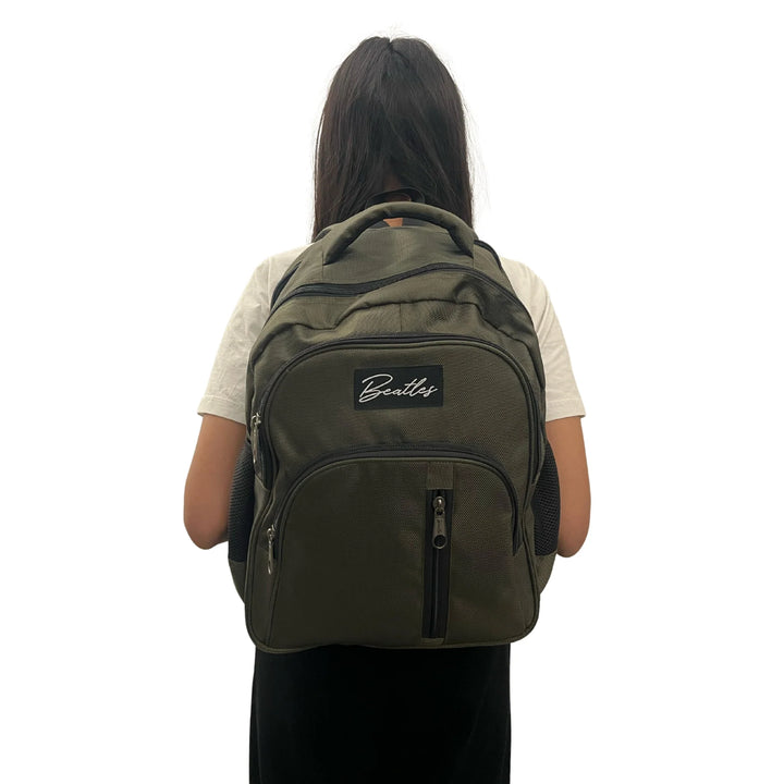 Bembel Middle School Bag Classic 2.0 Army Green Backpack 17 inches at Zubaidas Best Baby and Kids Store in Pakistan