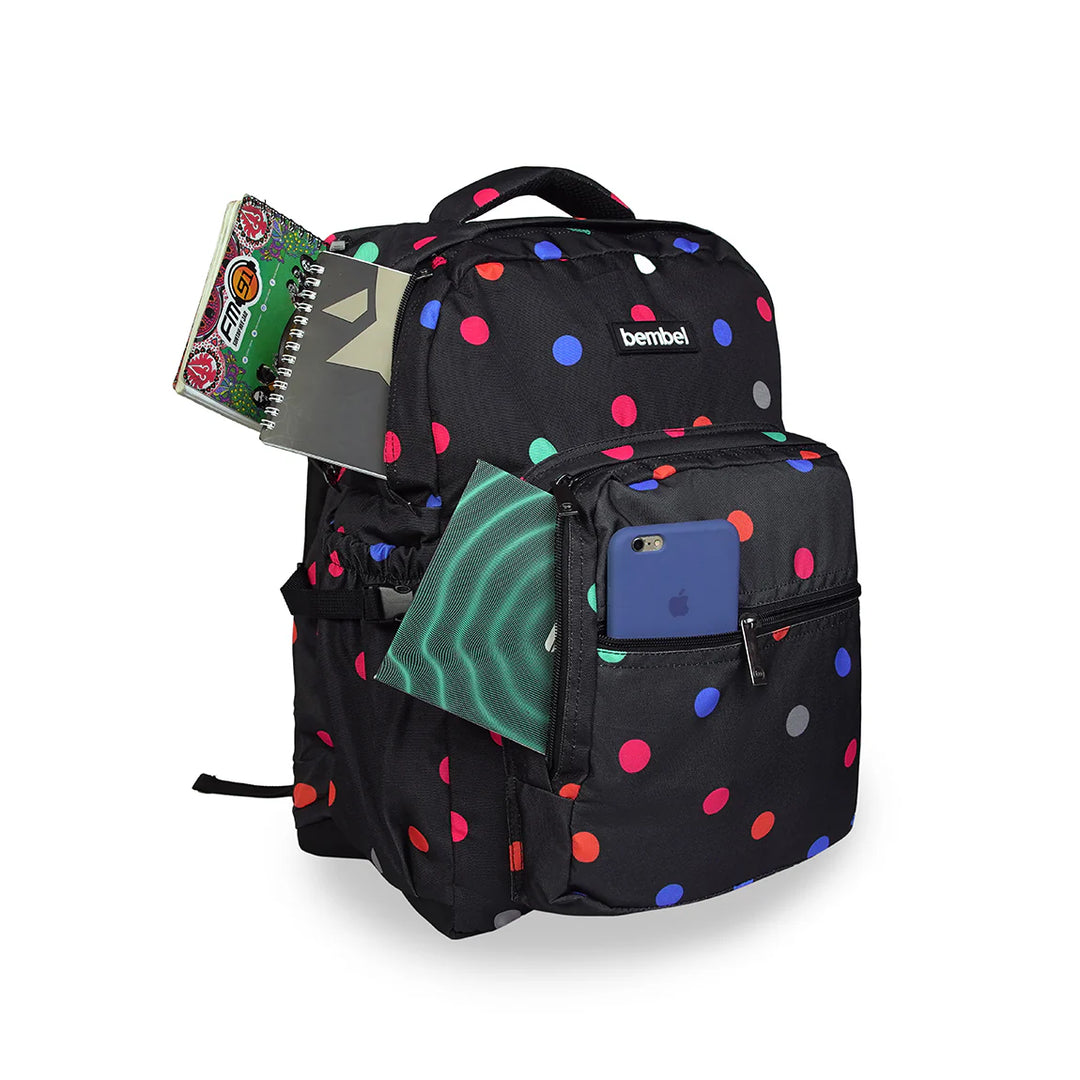 Bembel Middle School Bag Dots Backpack 18 inches at Zubaidas Best Online Baby and Kids Store in Pakistan