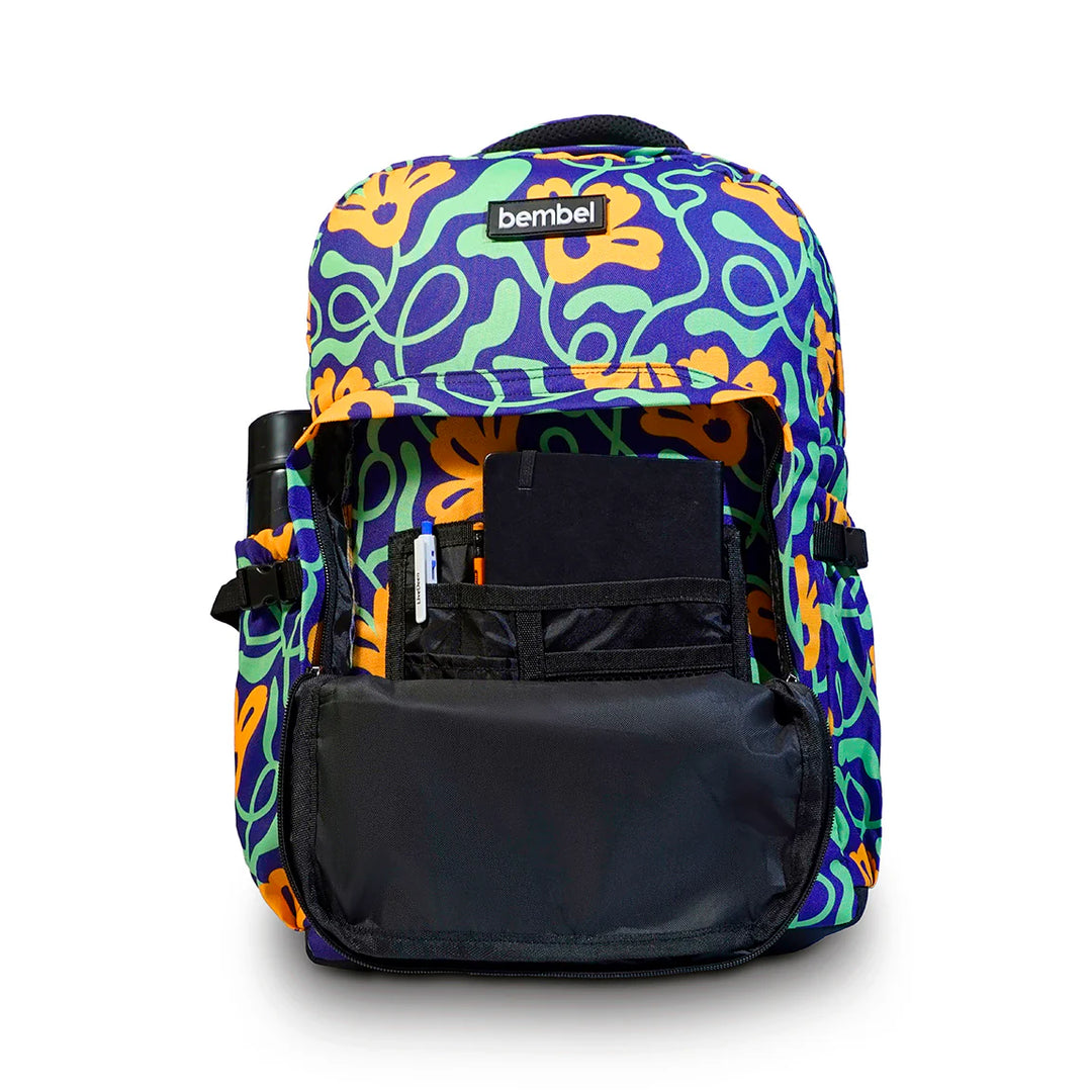 Bembel Middle School Bag Floral Backpack 18 inches at Zubaidas Best Online Baby and Kids Store in Pakistan