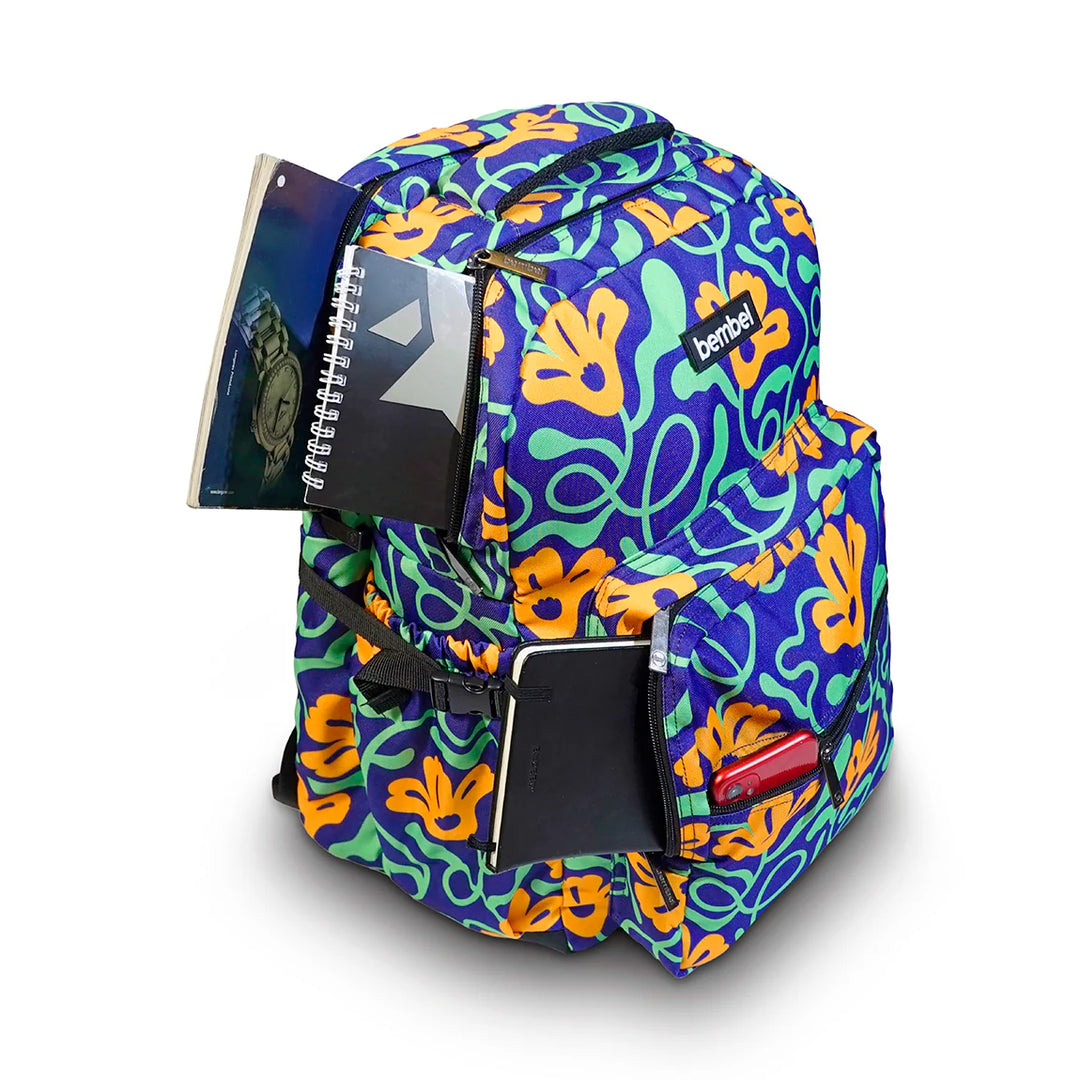 Bembel Middle School Bag Floral Backpack 18 inches at Zubaidas Best Online Baby and Kids Shop in Pakistan