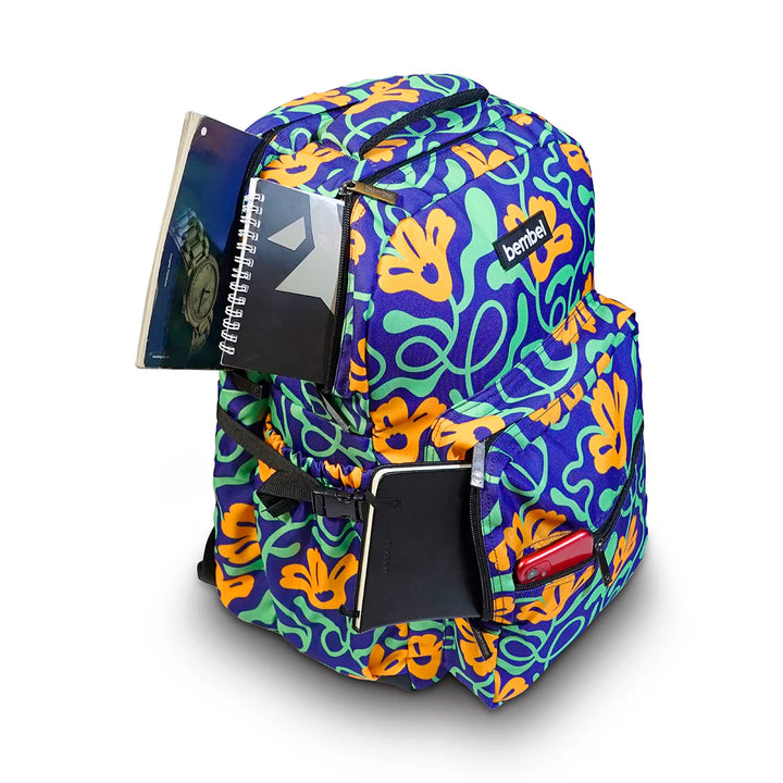 Bembel Middle School Bag Floral Backpack 18 inches at Zubaidas Best Online Baby and Kids Shop in Pakistan