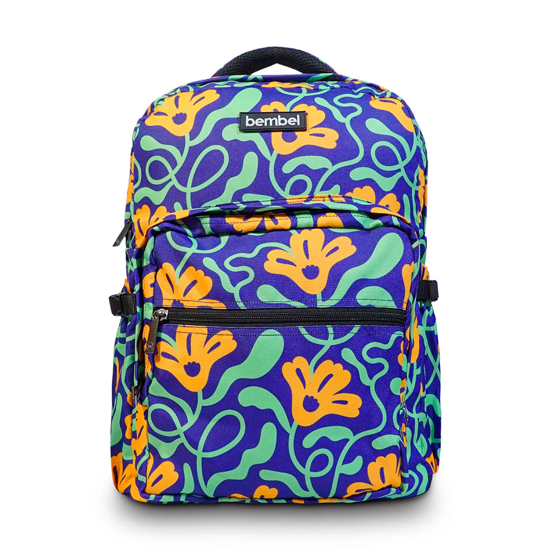 Bembel Middle School Bag Floral Backpack 18 inches at Zubaidas