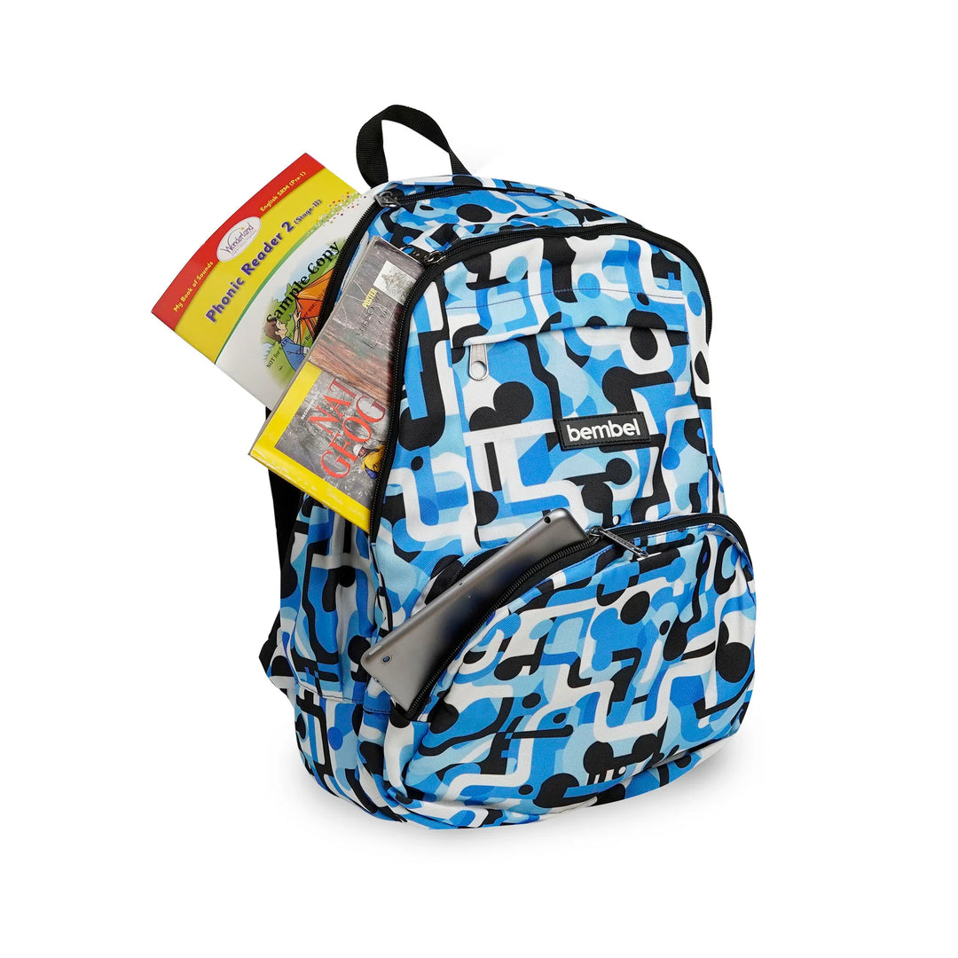 Bembel Middle School Bag Mosaic Backpack 18 inches at Zubaidas Best Online Baby and Kids Store in Pakistan