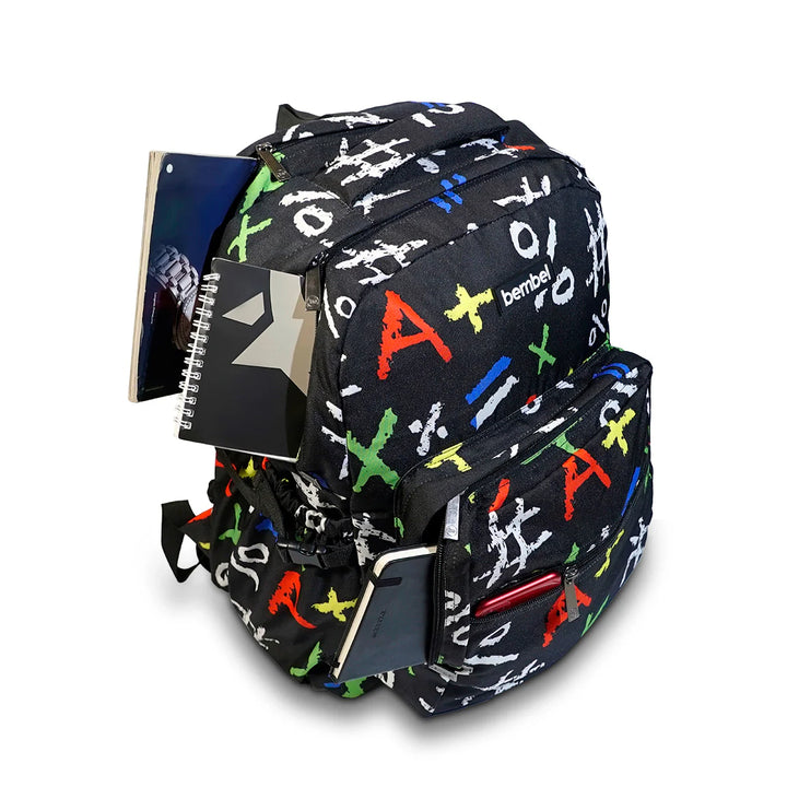 Bembel Middle School Bag Tic Tac Toe Backpack 18 inches at Zubaidas Best Online Baby and Kids Shop in Pakistan