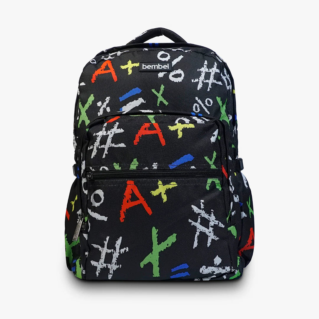Bembel Middle School Bag Tic Tac Toe Backpack 18 inches at Zubaidas