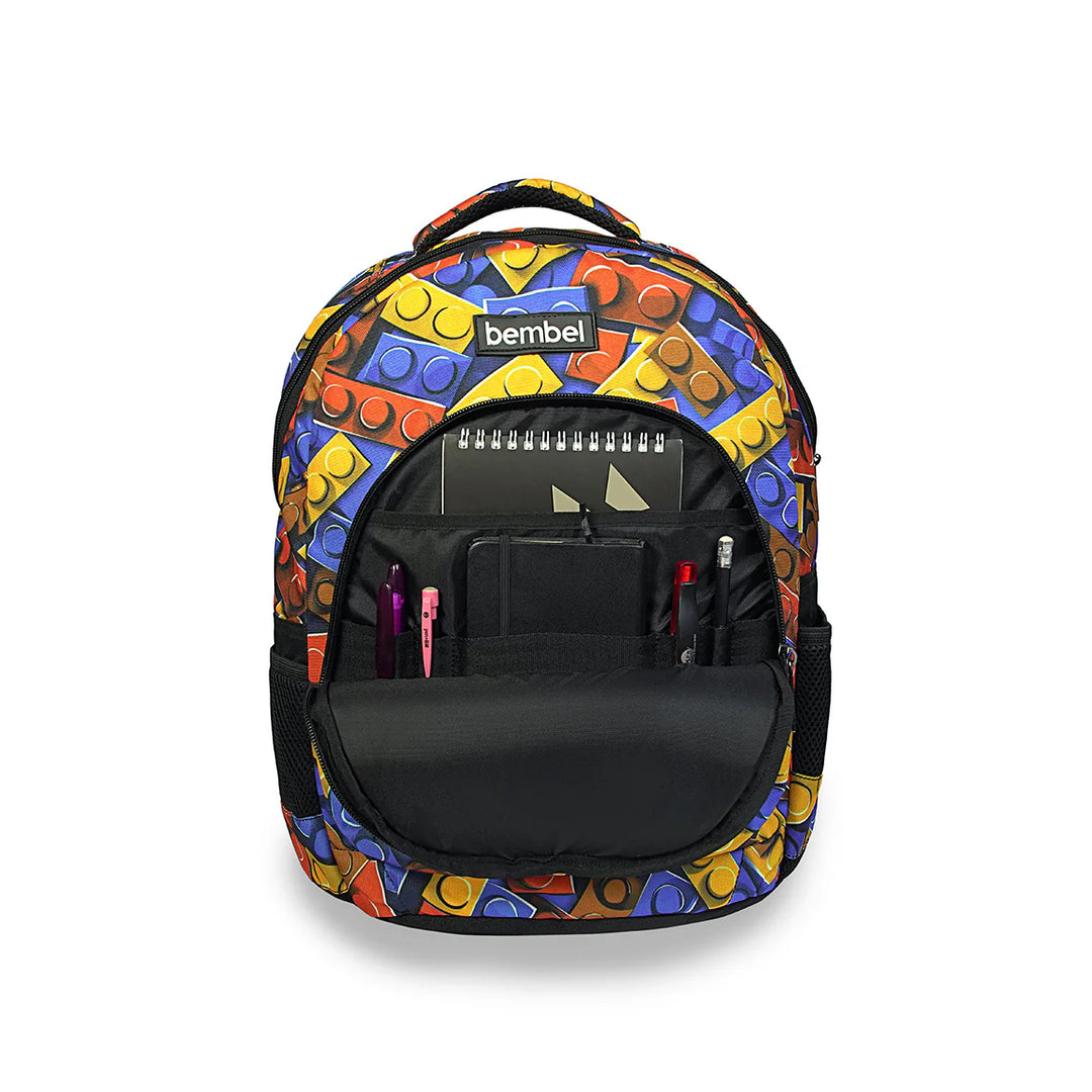 Bembel Primary School Bag Blocks 16 Inches Backpack at Zubaidas Number 1 Online Baby and Kids Store in Pakistan