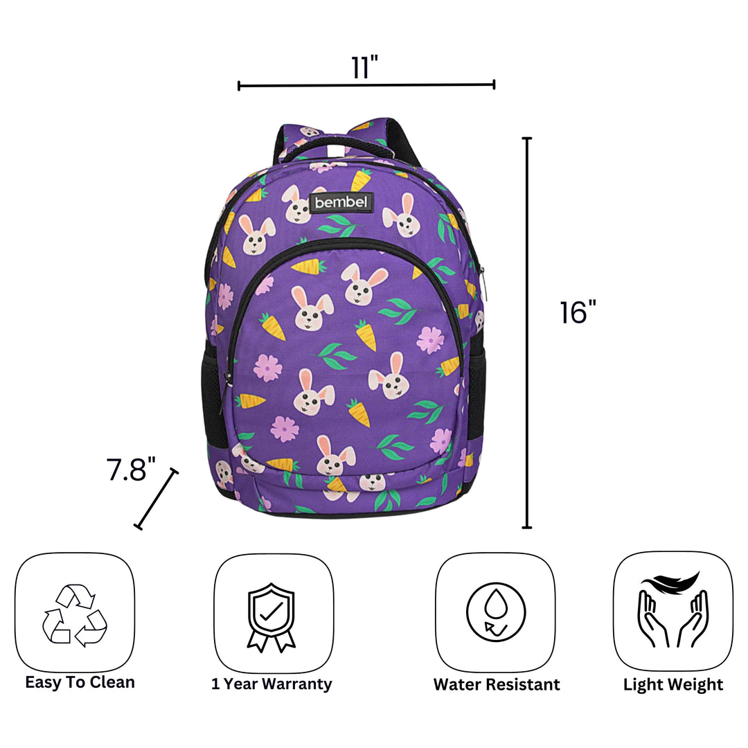 Bembel Primary School Bag Bunny Backpack 16 Inches at Zubaidas Most Trusted Online Baby and Kids Store in Pakistan