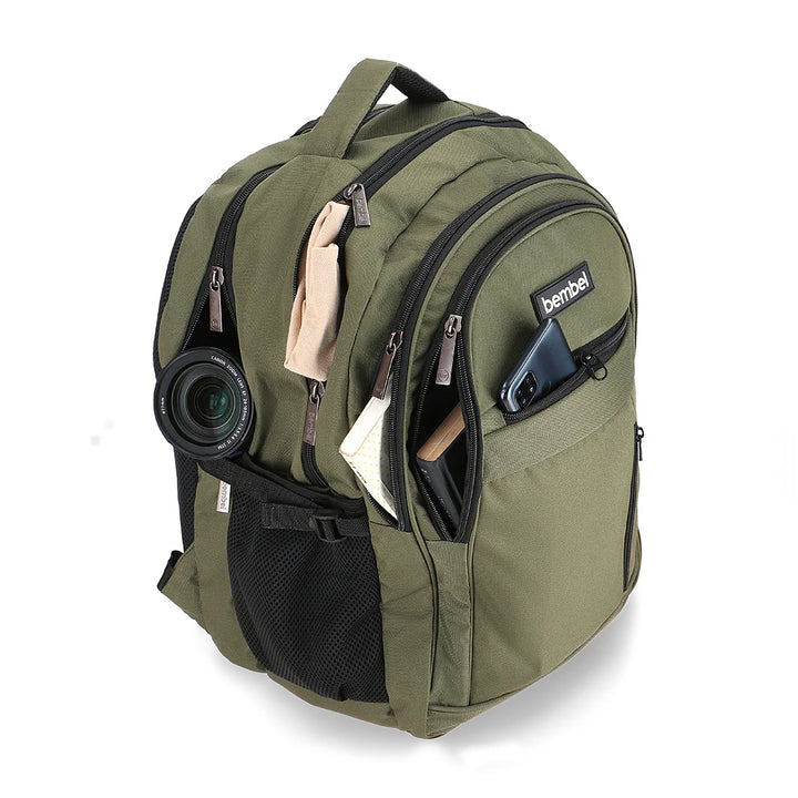 Bembel Secondary School Bag Basic 2.0 Army Green Backpack 19 Inches at Zubaidas Online Pakistan