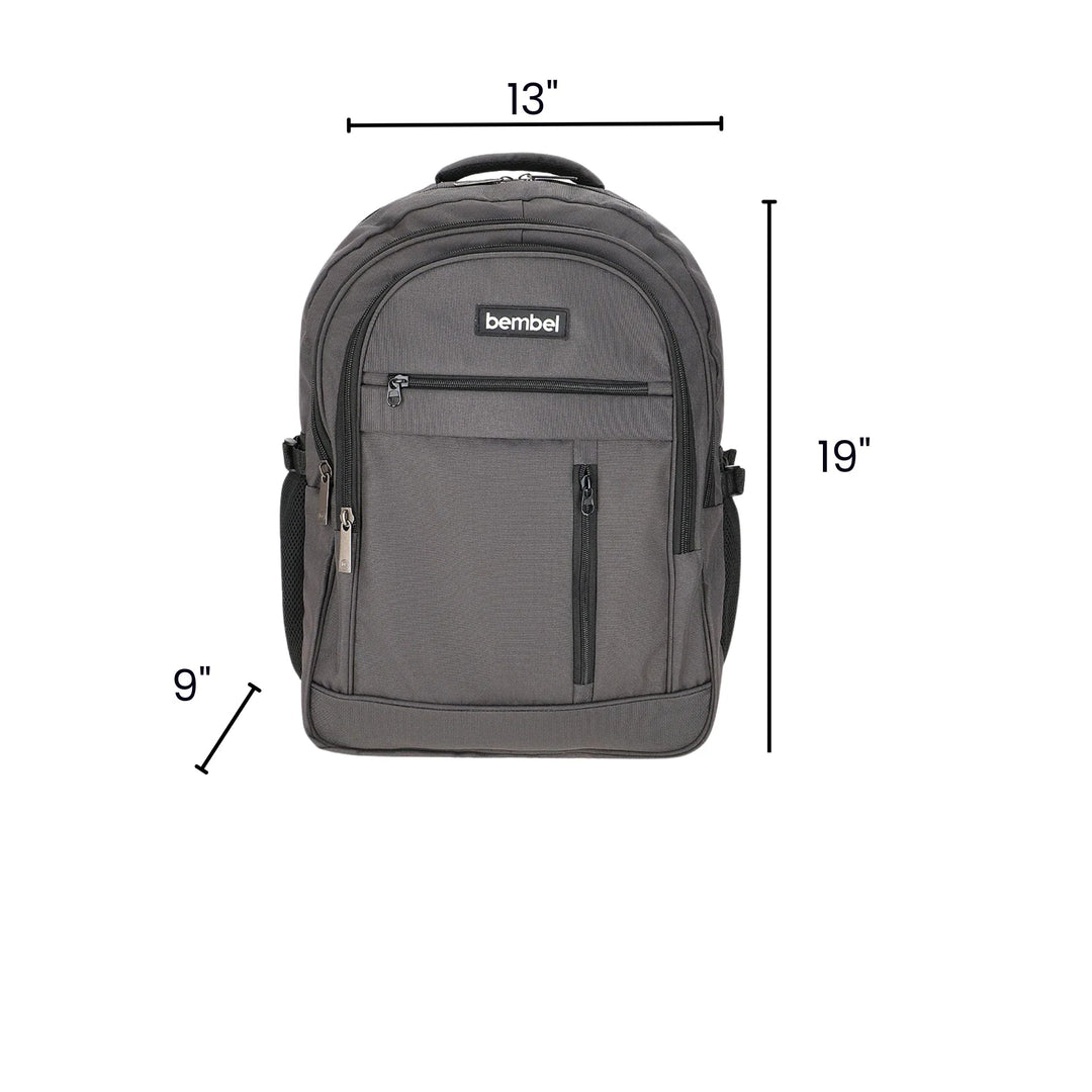 Bembel Secondary School Bag Basic 2.0 Dark Grey Backpack 19 Inches at Zubaidas Number 1 Baby and Kids Store in Pakistan