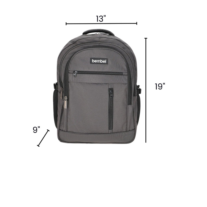 Bembel Secondary School Bag Basic 2.0 Dark Grey Backpack 19 Inches at Zubaidas Number 1 Baby and Kids Store in Pakistan