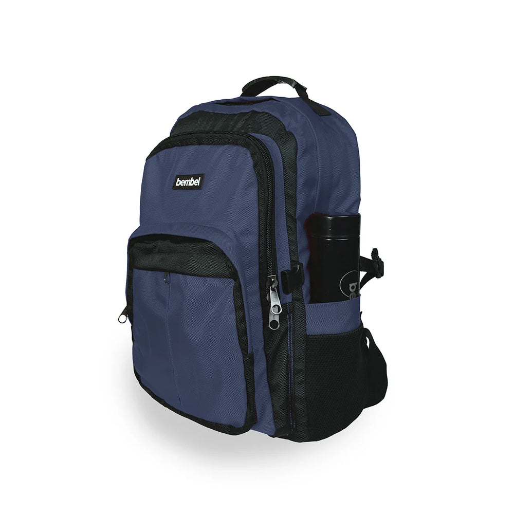 Bembel Senior School Bag Prime Navy and Black Backpack 20 Inches at Zubaidas Official Pakistan