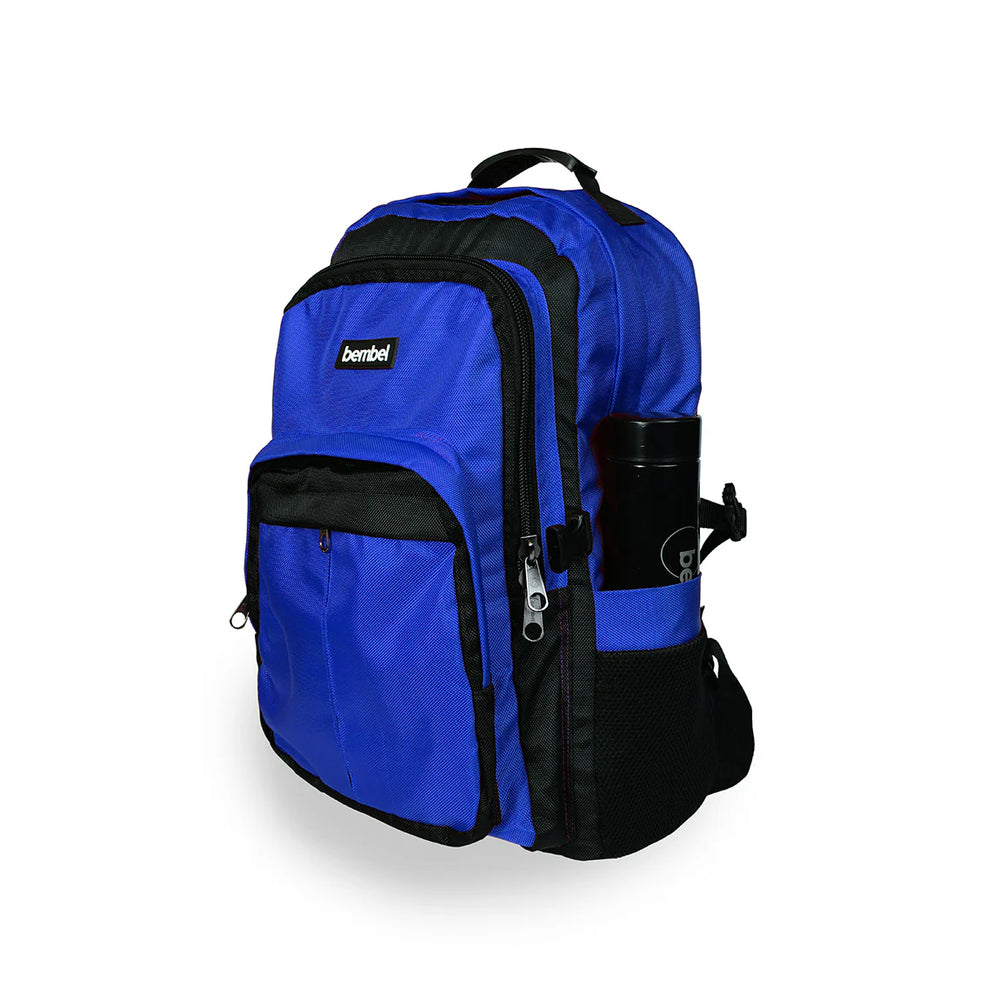 Bembel Senior School Bag Prime Royal and Black Backpack 20 Inches at Zubaidas Official Pakistan