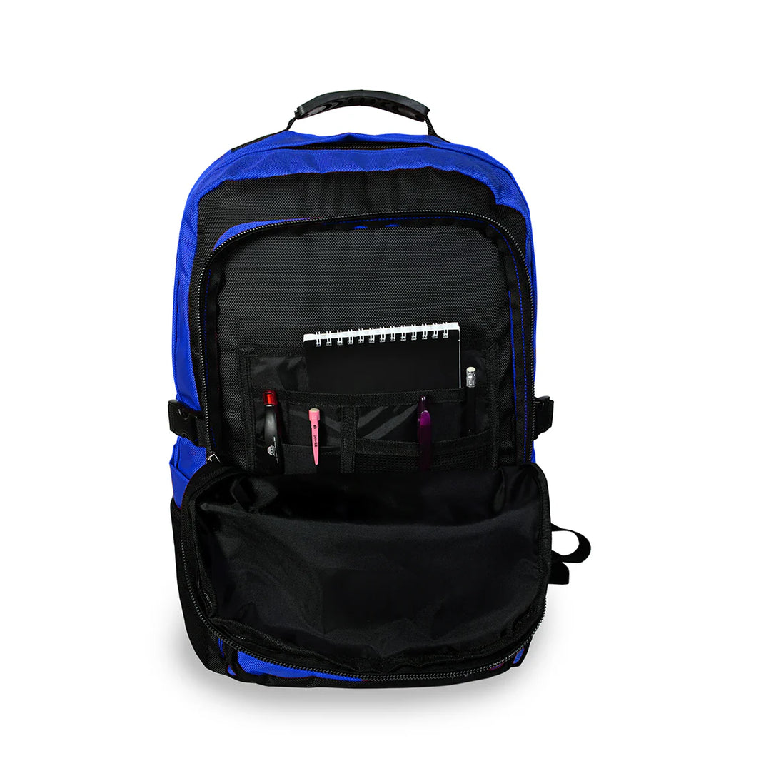 Bembel Senior School Bag Prime Royal and Black Backpack 20 Inches at Zubaidas Most Trusted Baby and Kids Store in Pakistan