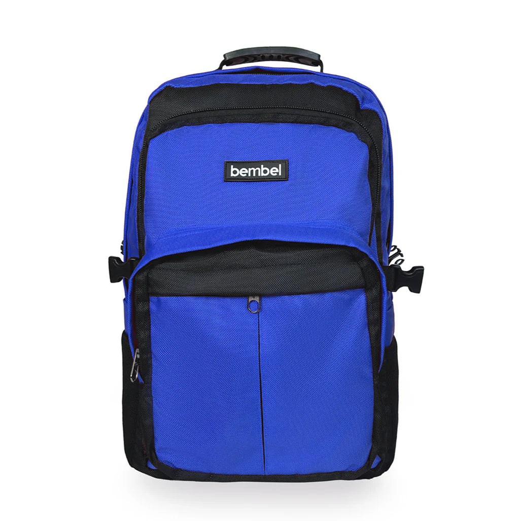 Bembel Senior School Bag Prime Royal and Black Backpack 20 Inches at Zubaidas