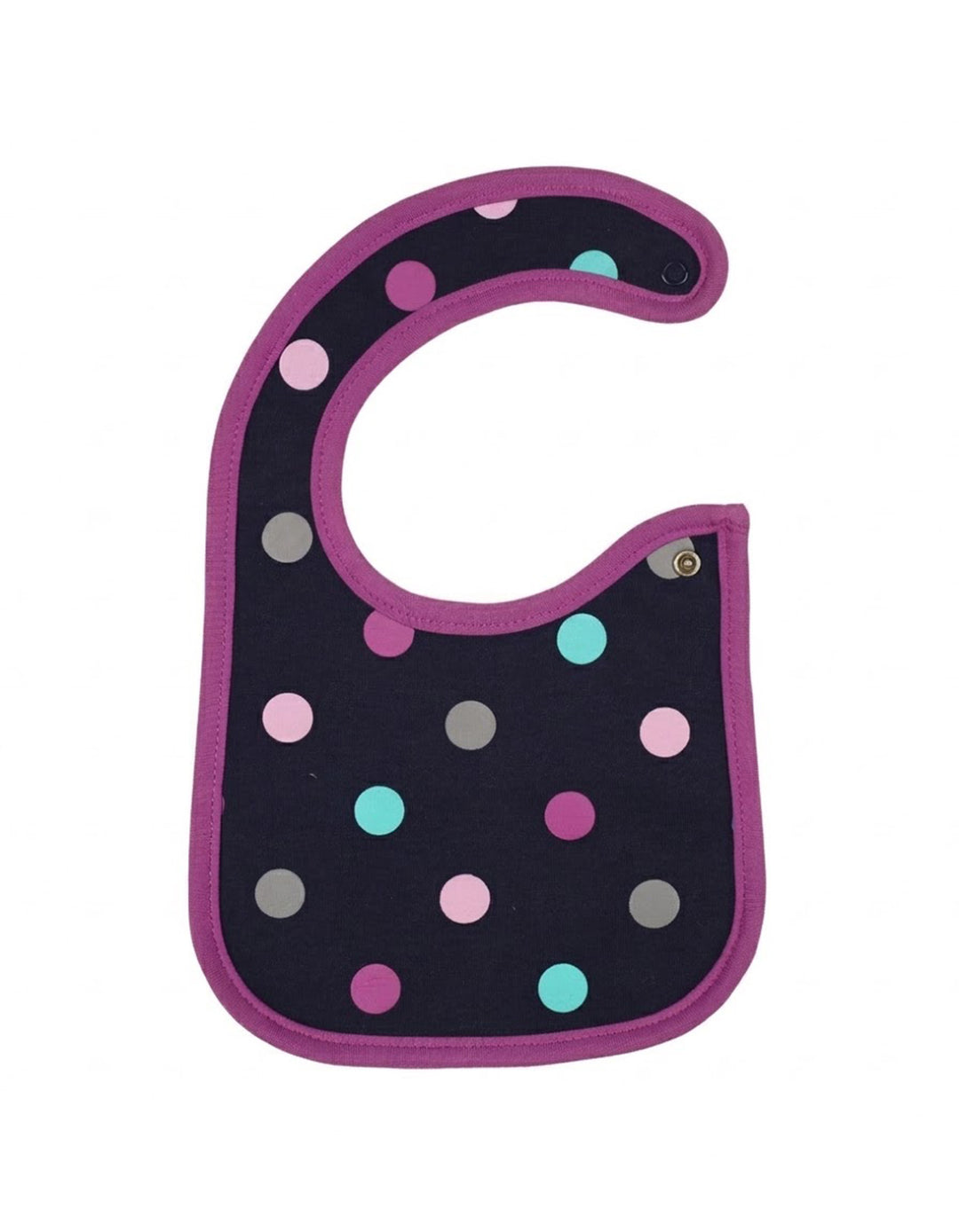 Zubaida's Bib Navy Blue & Purple with Polka Dots - Zubaidas Official™