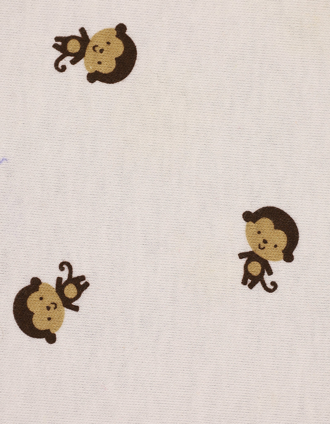 Zubaida's Bib White & Pink with Monkeys Theme - Zubaidas Official™