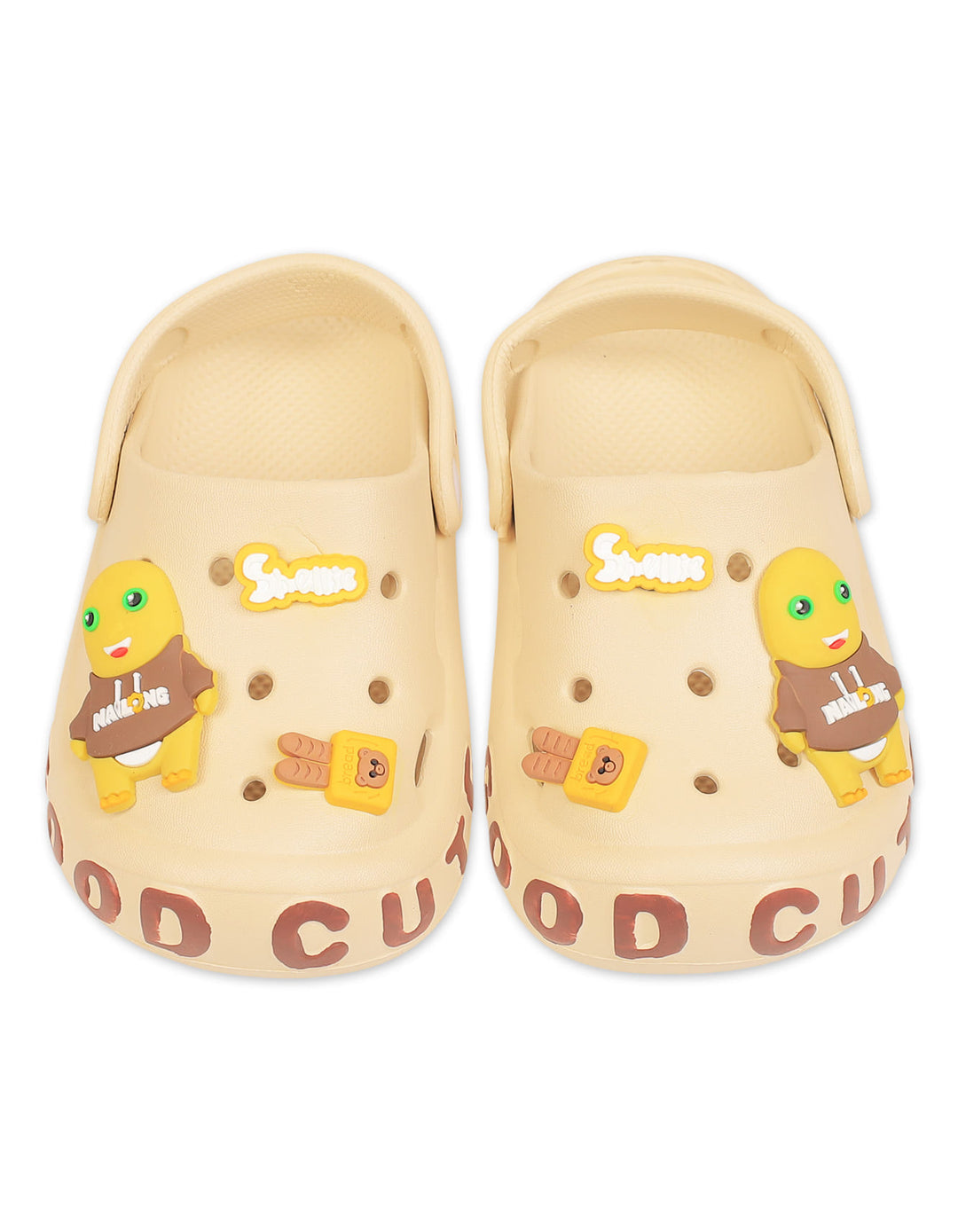 Boy and Girl Crocs Nailong Beige at Zubaidas