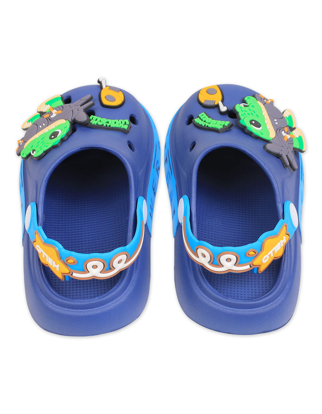 Boy Crocs with Crocodile and Airplane Charms Blue at Zubaidas Official Pakistan