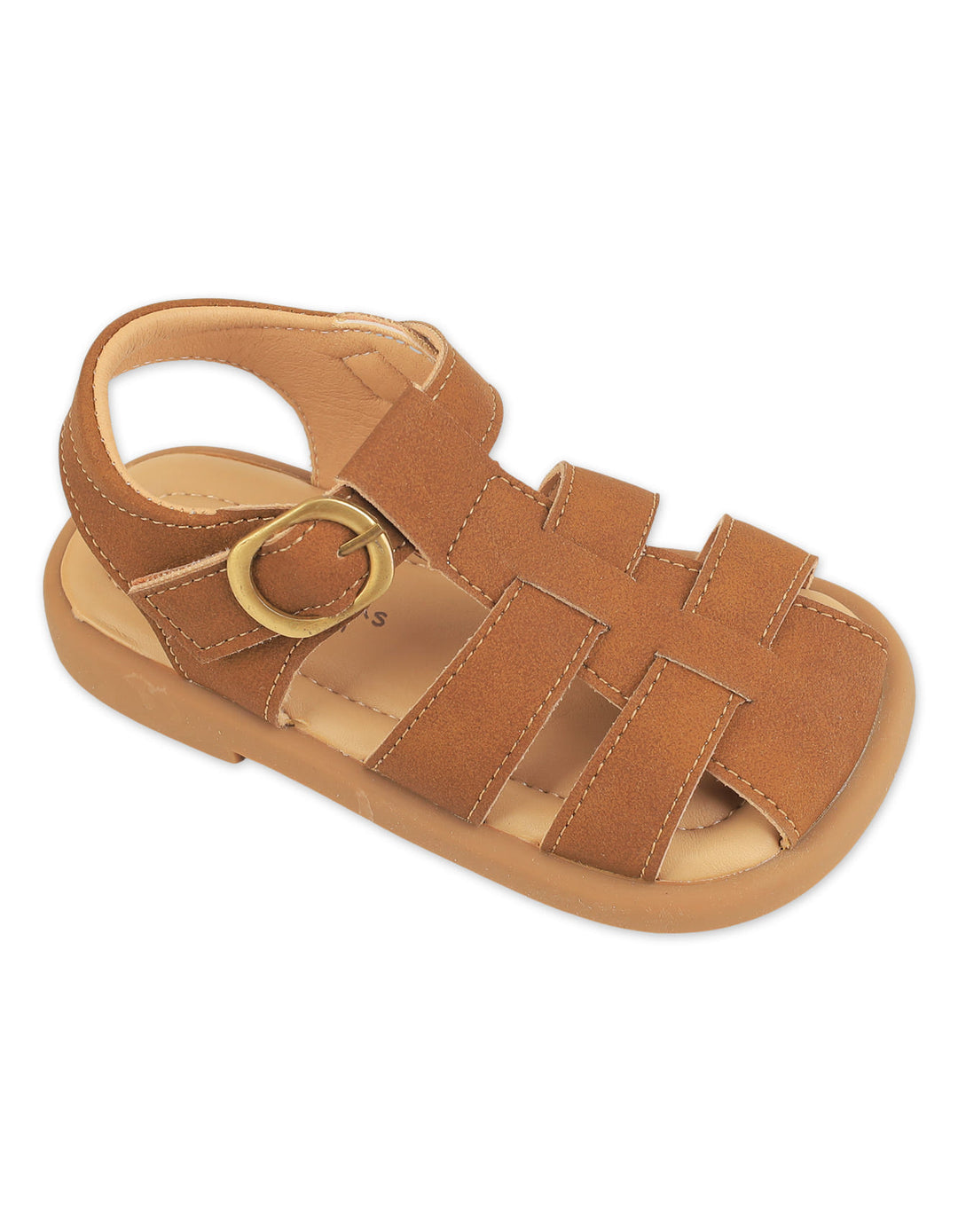Boy Multi Strap Sandals Light Brown at Zubaidas Official Pakistan