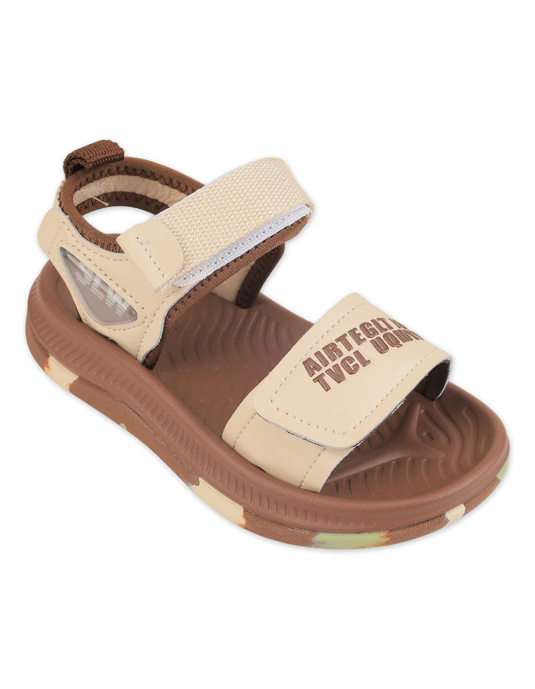 Boy Sandals Dual Strap Sporty Beige at Zubaidas Official Pakistan