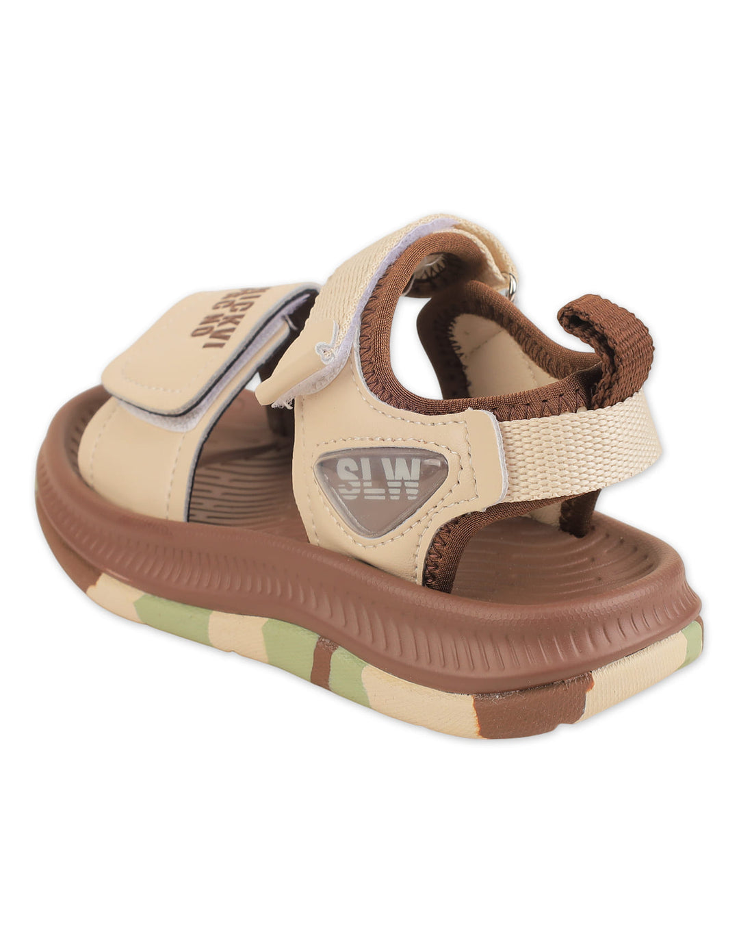 Boy Sandals Dual Strap Sporty Beige at Zubaidas Best Baby Shop Pakistan