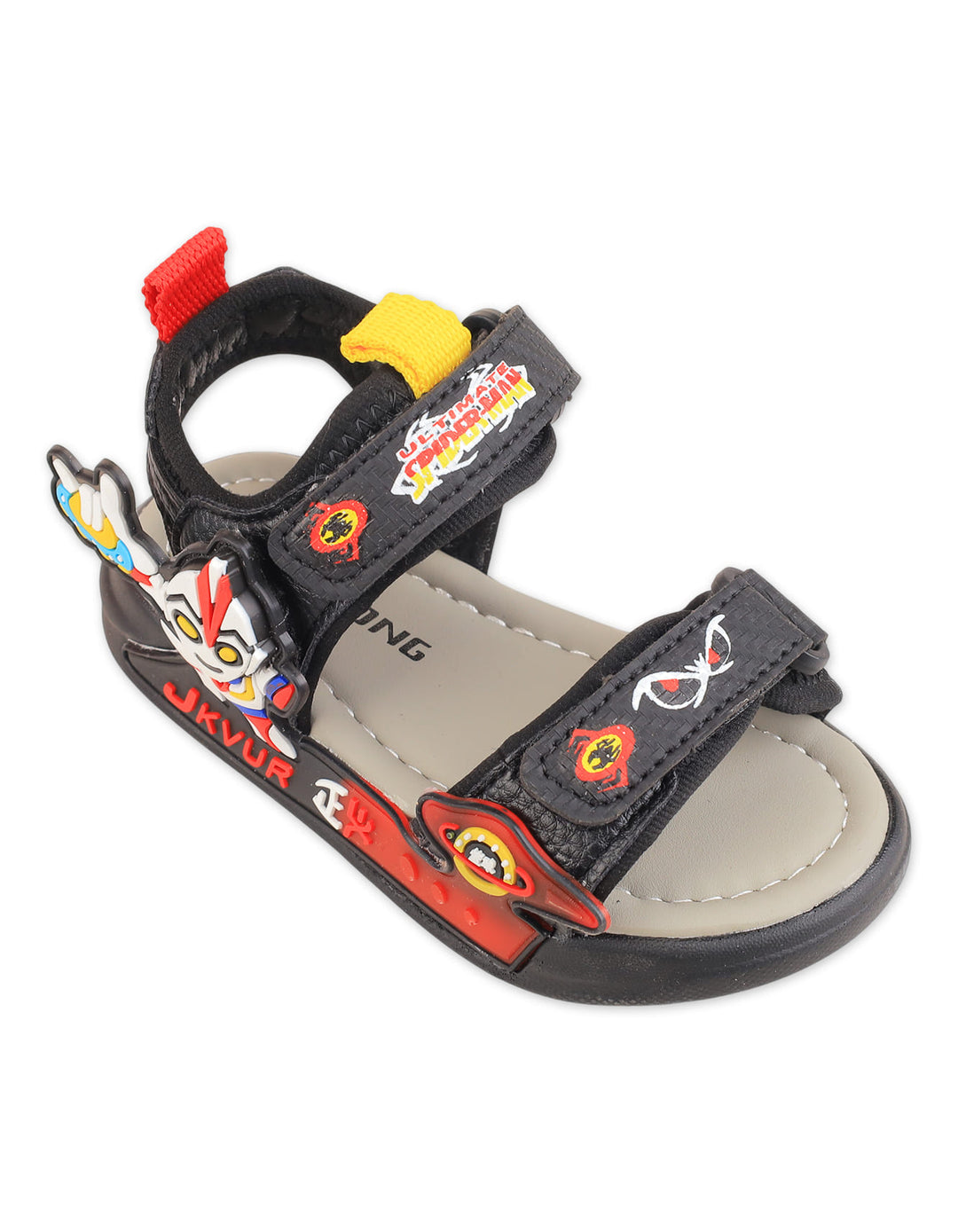Boy Sandals Ultimate Spiderman Black and Red at Zubaidas Official Pakistan