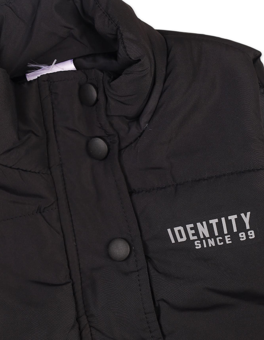 Boys and Girls Winter Padded Vests Sleeveless Bambies Black at Zubaidas Pakistan