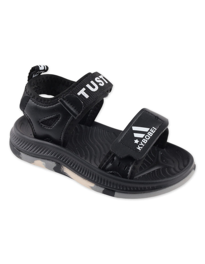 Boys Casual Flat Sandals Black at Zubaidas Official Pakistan