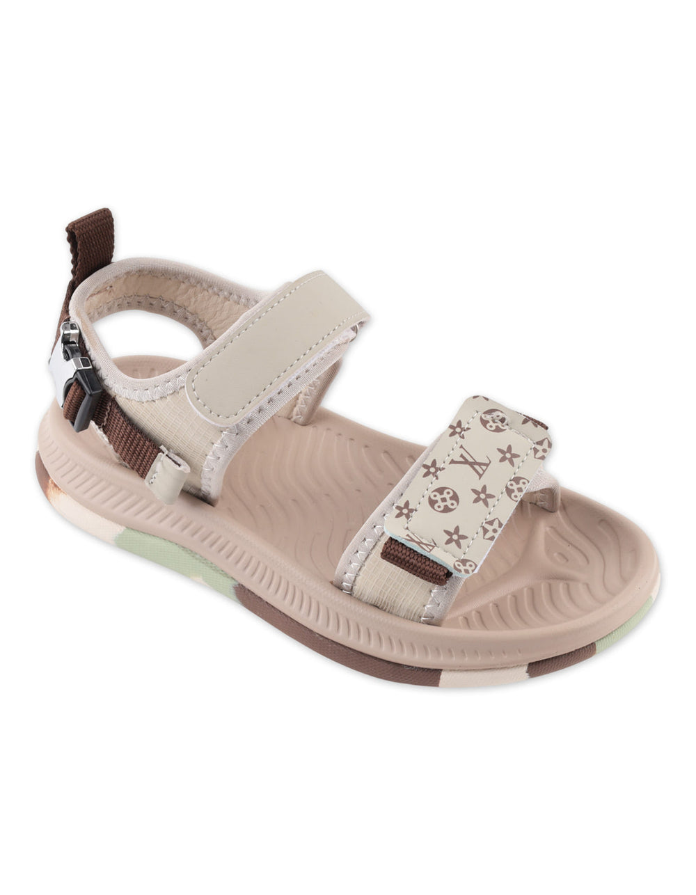 Boys Casual Sandals Beige and Green at Zubaidas Official Pakistan