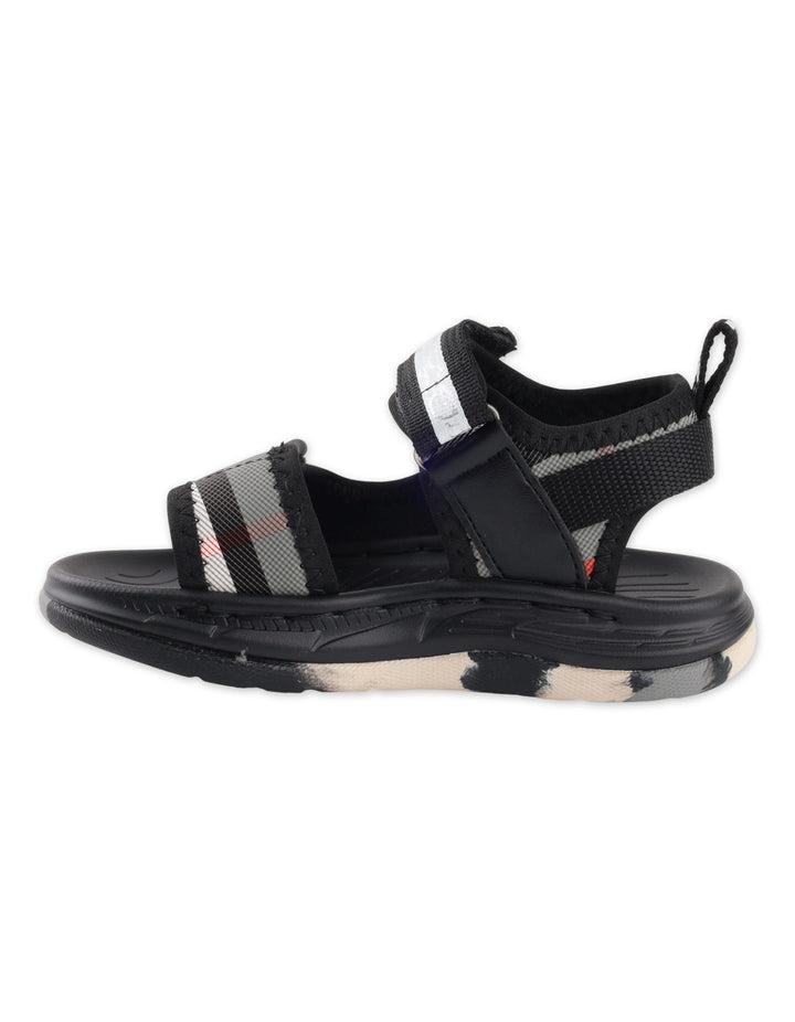 Boys Casual Sandals Classic Check Black at Zubaidas Best Online Baby and Kids Store in Pakistan