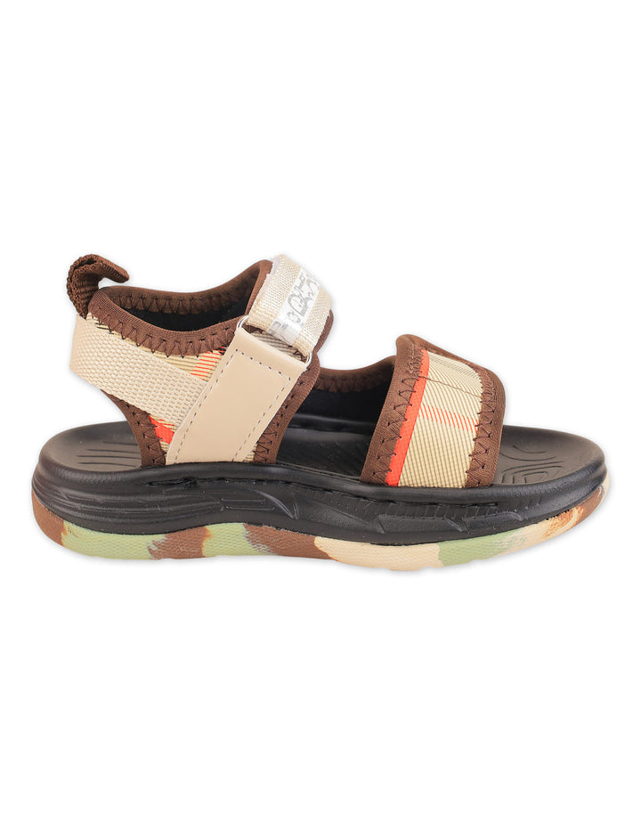 Boys Casual Sandals Classic Check Brown at Zubaidas Online Pakistan