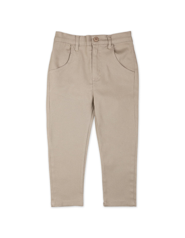 Boys Pants Bambies Soft and Classic Beige at Zubaidas