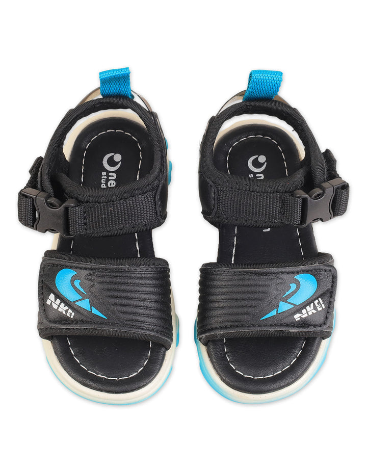 Boys Sandals Sporty Black at Zubaidas