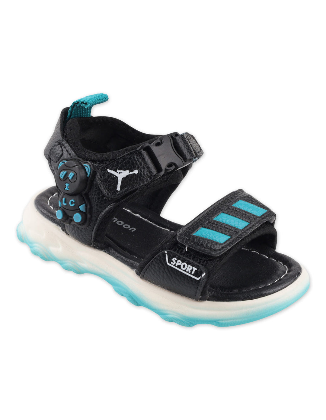 Boys Sandals Sporty Blue and Black at Zubaidas Official Pakistan