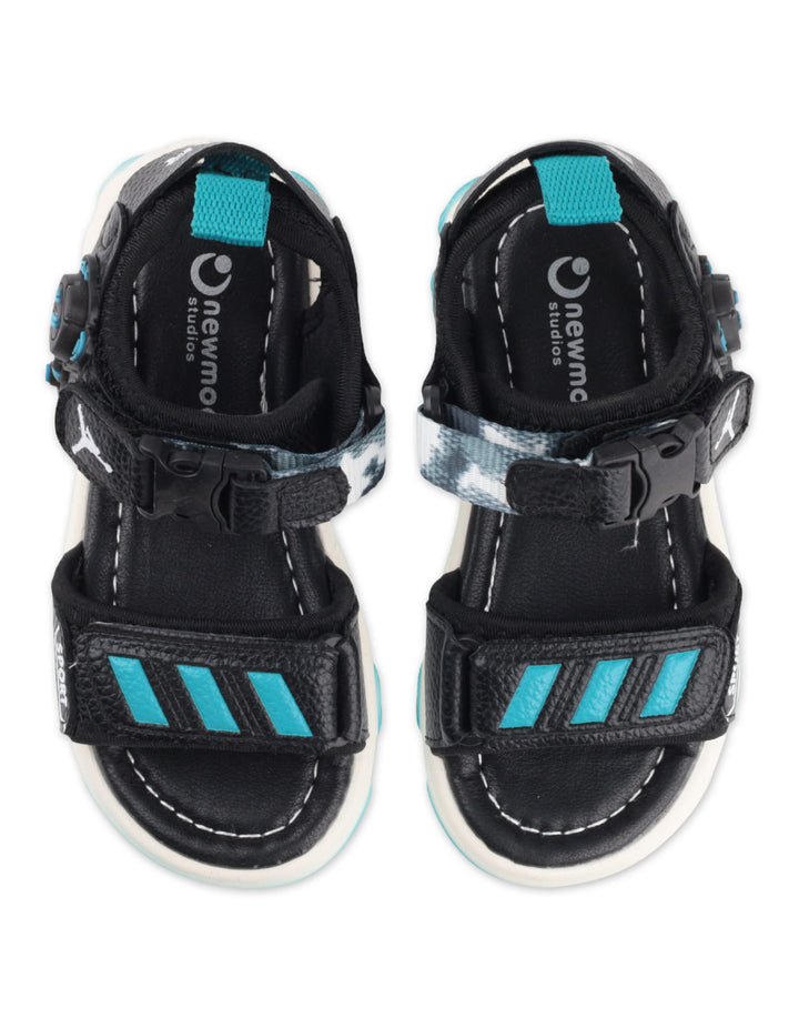 Boys Sandals Sporty Blue and Black at Zubaidas