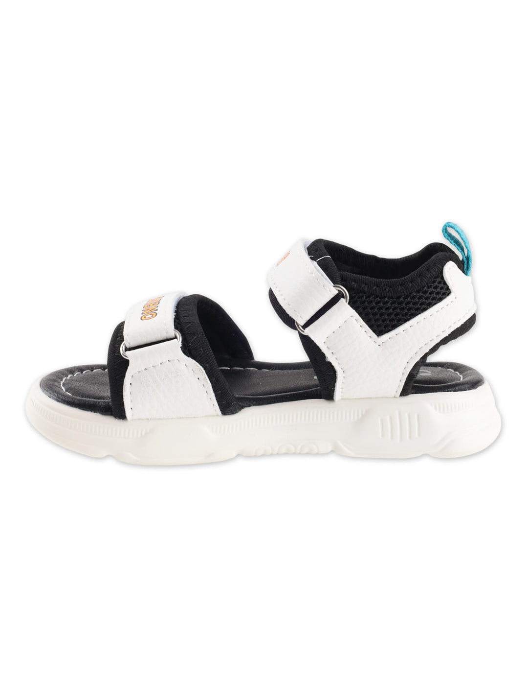 Boys Sporty Sandals Spider Web Graphic Black and White at Zubaidas Best Baby and Kids Store in Pakistan