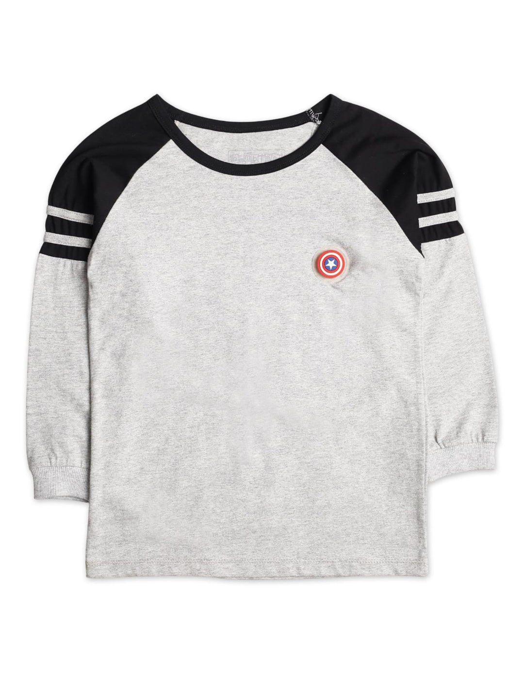 Boys Striped Raglan Avenger T-Shirt Bambies at Zubaidas