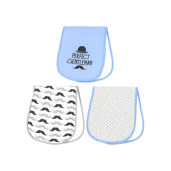 Zubaida's Soft, Absorbent & Adorable Burp Cloths PK-3 - Zubaidas Official™