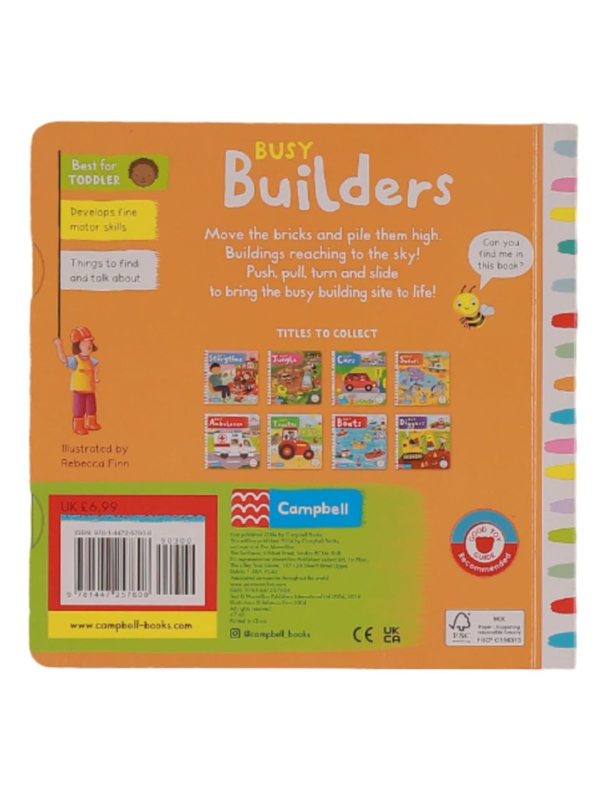 Busy Builders Children's Book at Zubaidas Official Pakistan